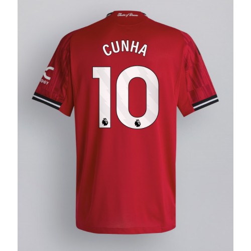 Manchester United Matheus Cunha #10 Hemmatröja 2025-26 Kortärmad Manchester United Matheus Cunha #10 Hemmatröja 2025-26 Kortärmad